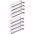 StairSlide 8-Pack Modular Indoor Slide for Home Staircases, White - Stair Attachment Ramps for Kids with Non-Slip Grip Bottom, Easy to Store, No Installation Needed