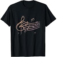 ミュージシャン DISH//DesignLongsleeveT-shirt designed Amazon.com: Music Graphic Art Design Shirt, silver Treble Clef T