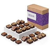 Fairytale Brownies SUGAR-FREE Magic Morsel 24 Individually Wrapped Gourmet Chocolate Food Gift Basket - 1.5 Inch x 1.5 Inch B