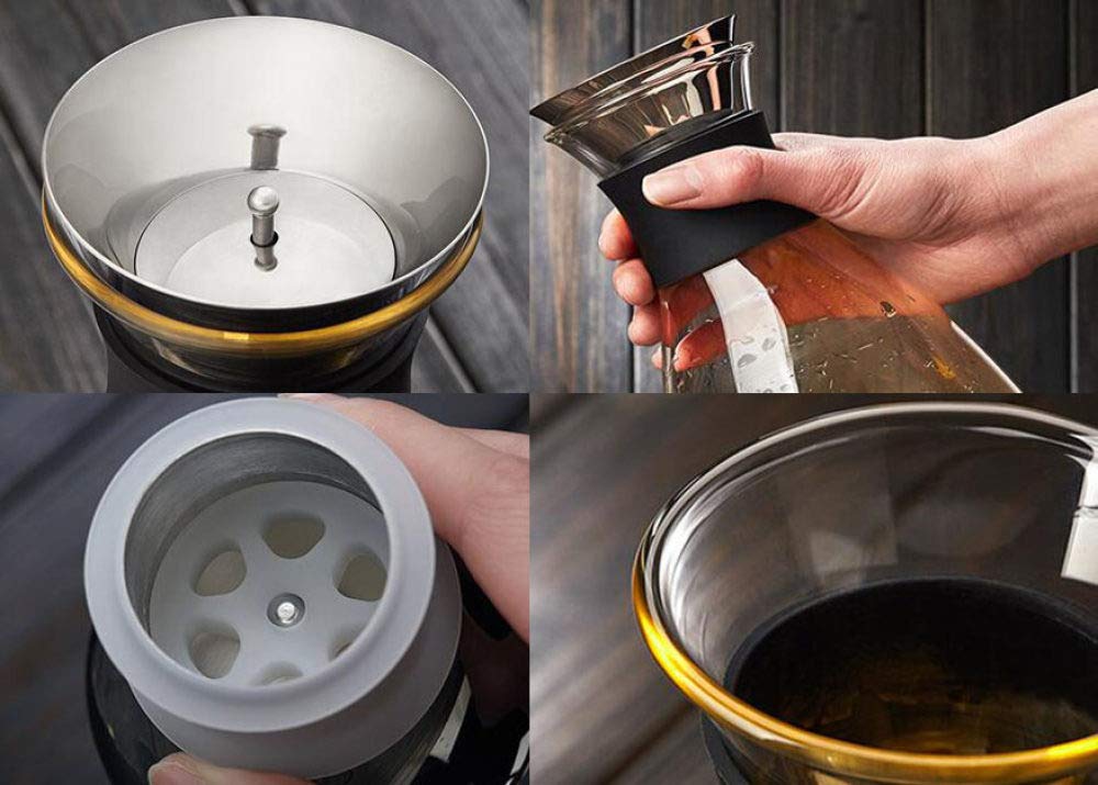 zcbgyks Jarra Agua Cristal Botella De Agua De Alta Temperatura ...