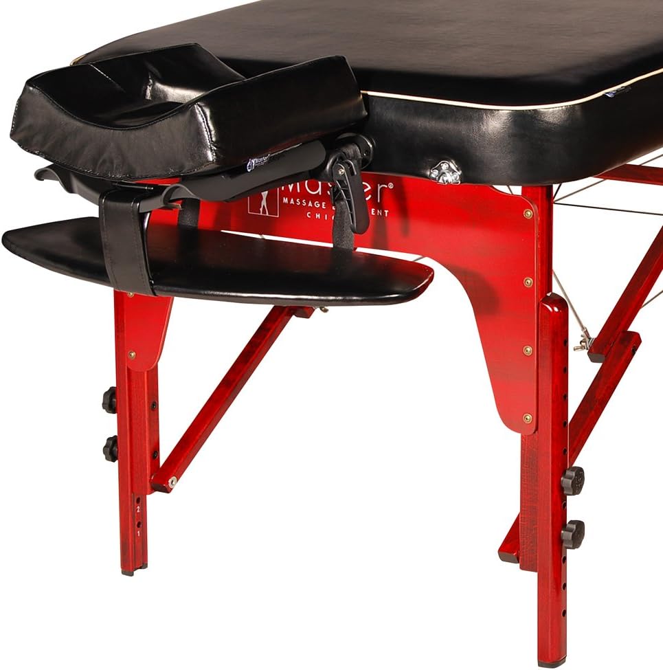 Master Massage 71cm Wide Monroe Portable Massage Table W/Carry Bag, Oil Proof Italy PU, Reiki Panel - Image 4
