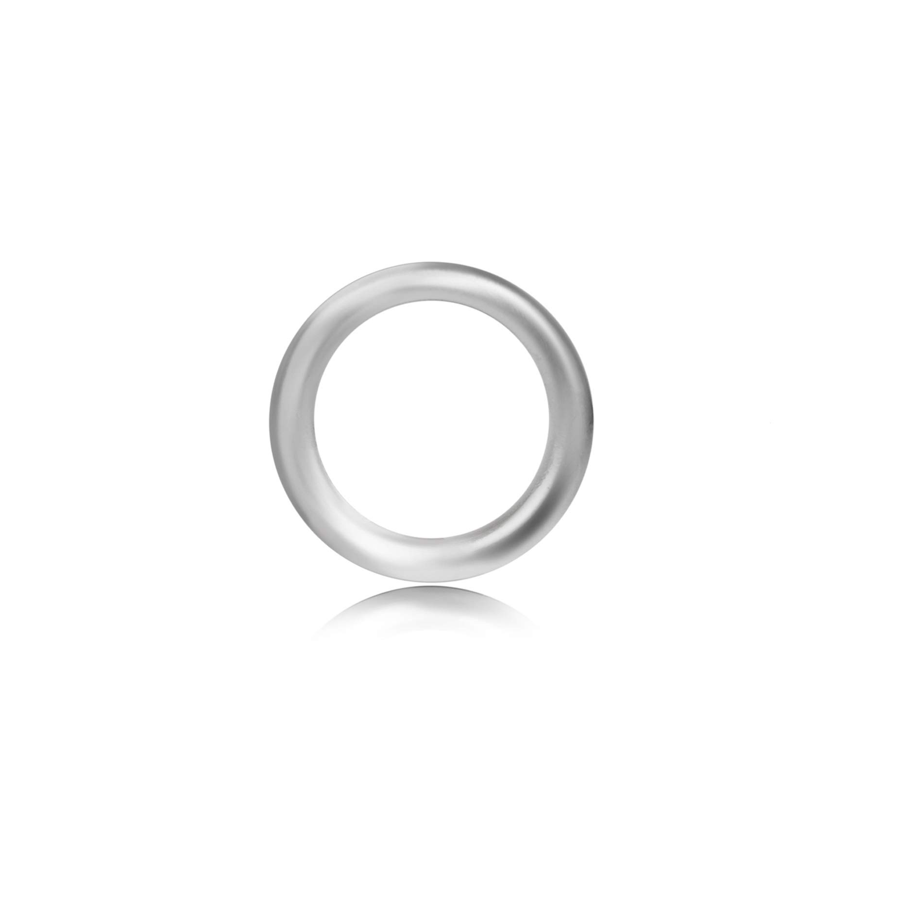 The Jewellery Store london Close Jump Rings 10 Pcs Pack Nickel-Free 925 Sterling Silver, 14mm Diameter, 1.5mm Thickness