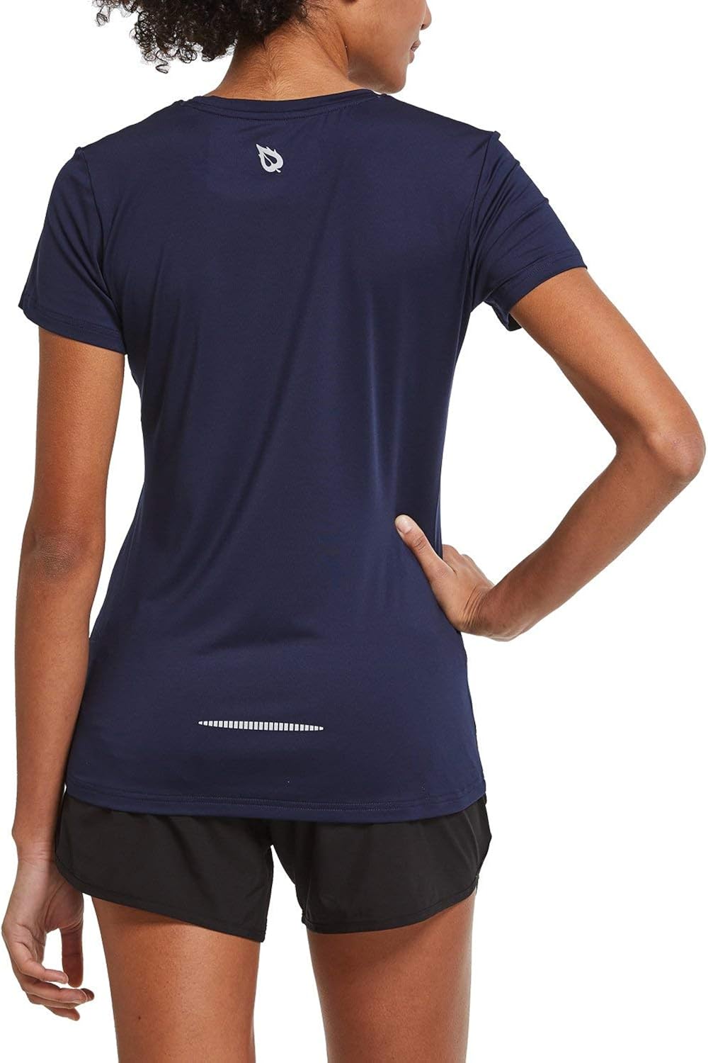 BALEAF Women's Athletic Short-Sleeved Running T-Shirts Lightweight Quick Dry Workout Training Yoga Crewneck Tops : Clothing