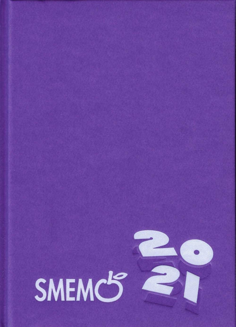 Smemo - Diary 2020/2021 16 Months - Purple Logo White - 11 x 15 cm