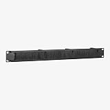 kwmobile 1U 19 Inch Server Rack Cable Management Brackets 3 Steel Organisers view 5