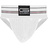 GOLBERG G Athletic Supporter - Waistband Contoured for Comfort - Active White Color - Multiple Sizes