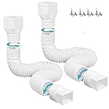 HAHOME 2 Pack Rain Gutter Downspout