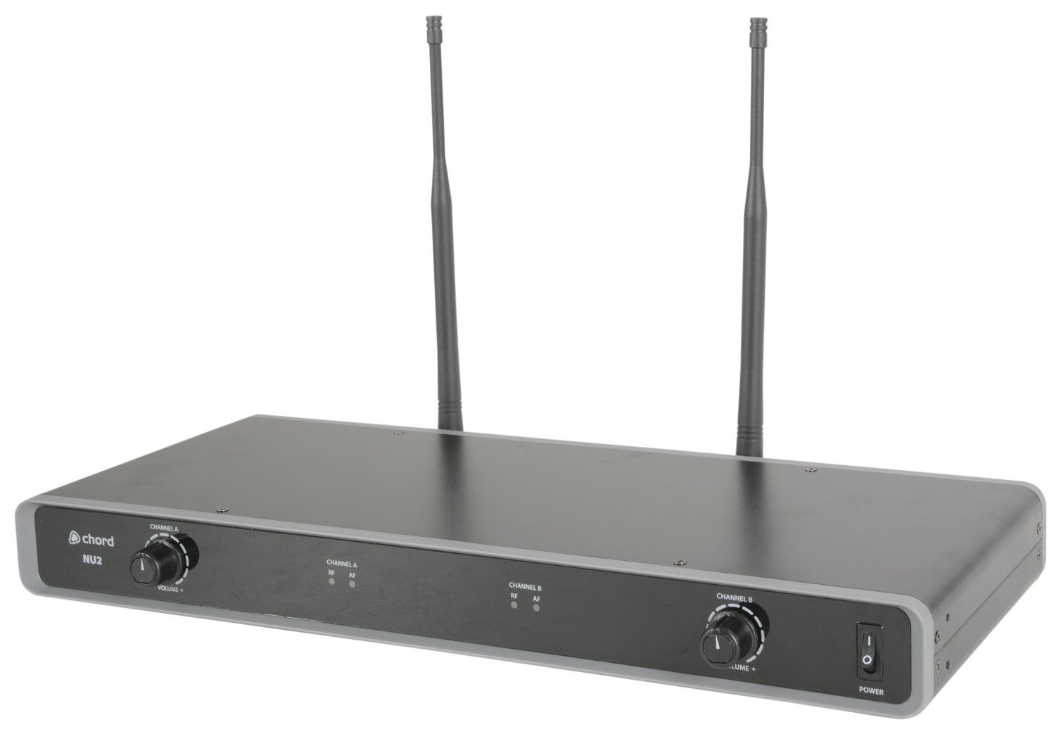 Chord | NU2 Neckband/Lapel UHF system 863.3MHz + 864.3MHz Full size Black