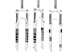 ZTZ 26"/27.5"/29" MTB Suspension Fork,100mm Travel, 9mm QR,100mm Spacing Hub,28.6mm Straight Tube,Crown Lockout,Aluminum Alloy Shock Absorber XC Mountain Bike Front Fork