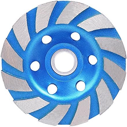 Drill Warehouse 4 Inch 6 Hole Diamond Segment Grinding Cup Wheel Disc Grinder Granite Stone