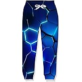 UNICOMIDEA Boys Girls Jogger Pants Funny 3D Graphic Sweatpants Athletic Sports Pants for Kids 6-16 yrs