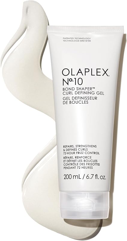 Nº.10 Bond Shaper™ Curl Defining Gel: Frizz Smoothing Curl Gel | Hydrates, Detangles & Defines Curls | All Day Hold No Residue | For Coily, Curly, and Wavy, 200 mL/Fl. Oz.