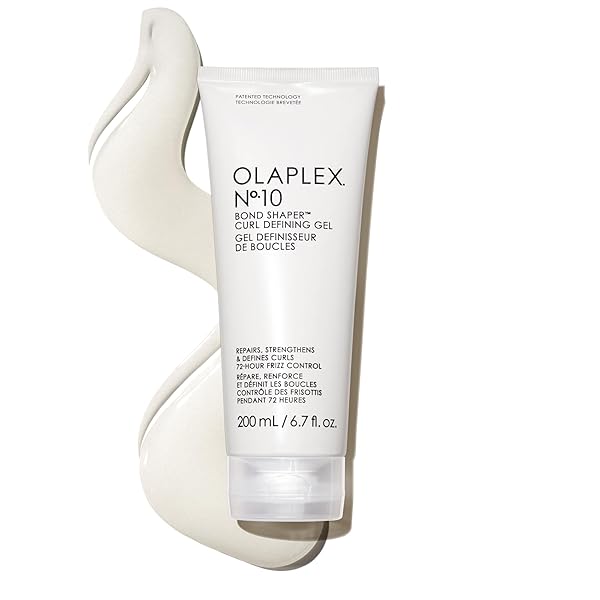 OLAPLEX Nº.10 BOND SHAPER™ CURL DEFINING GEL: FRIZZ SMOOTHING CURL GEL | HYDRATES, DETANGLES & DEFINES CURLS | ALL DAY HOLD NO RESIDUE | FOR COILY, CURLY, AND WAVY, 200 ML/FL OZ