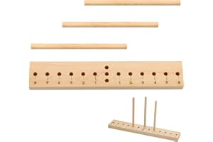 Luter Bow Makers for Crafts,Wooden Bow Maker Tool for Ribbon for Wreaths,Bows, Corsages, Party Decorations