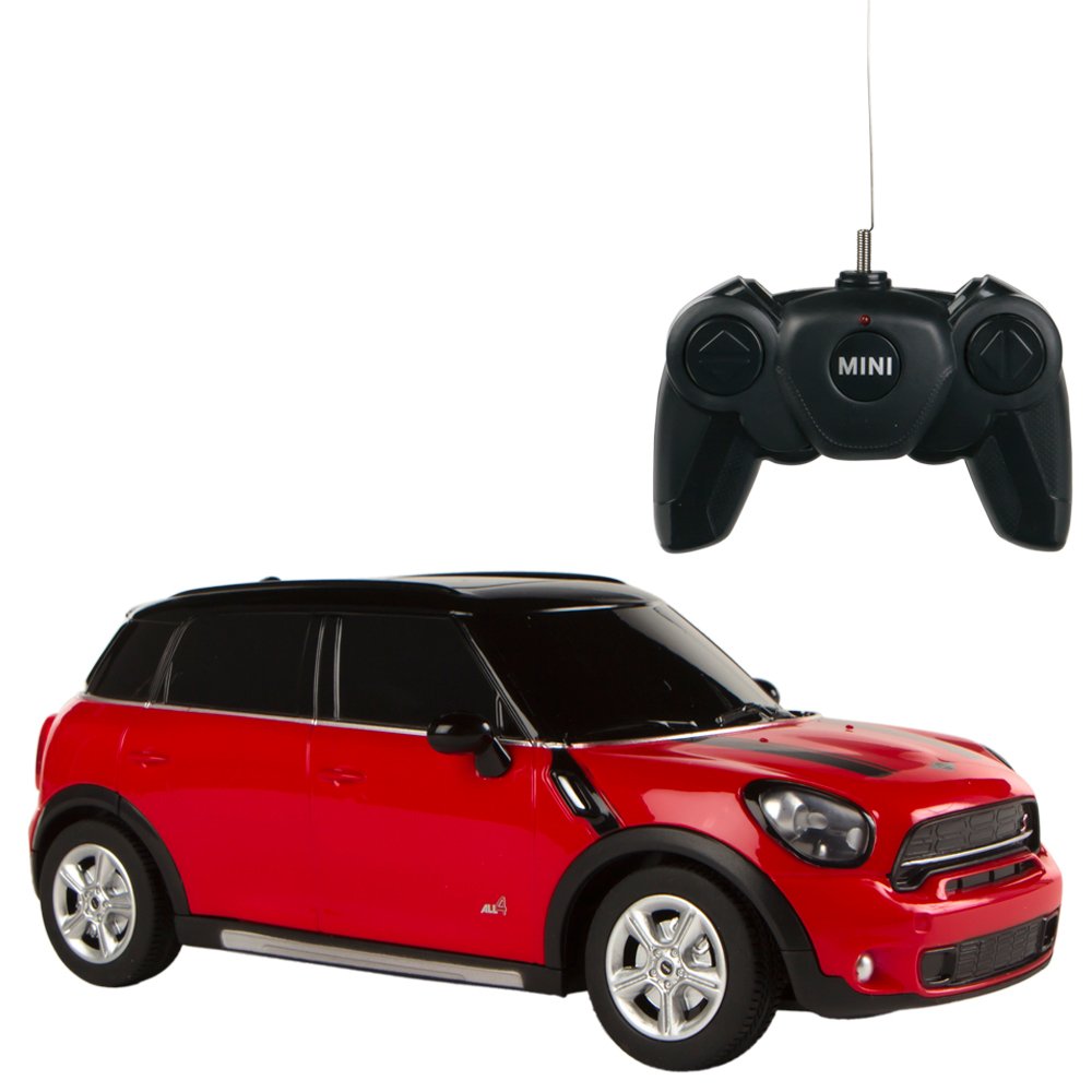 Rastar Coche teledirigido : Mini Countryman rojo ColorBaby