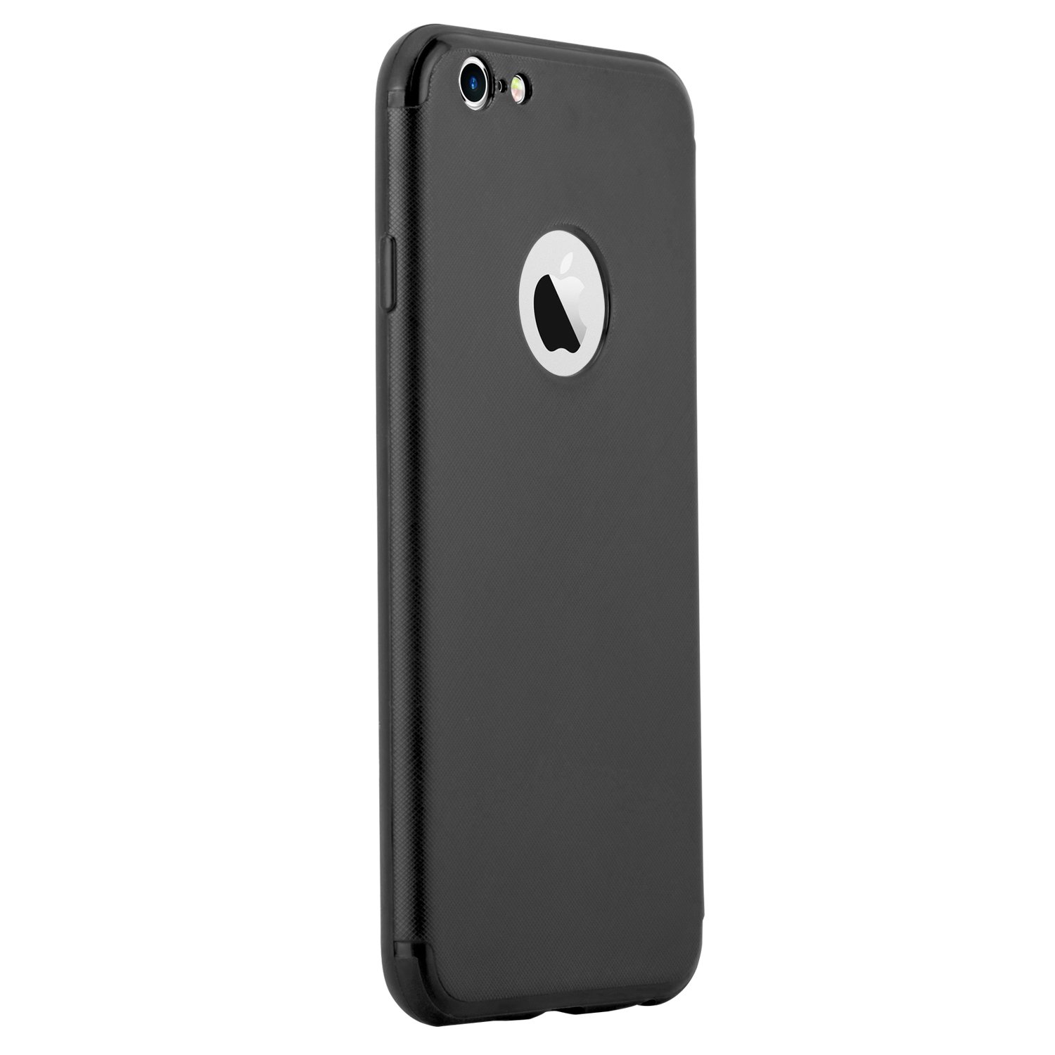 iPhone 7 Case Rubber Ultra Thin Slim Shockproof Soft Cover Lightweight Rubber Case for Apple iPhone 7 - Black