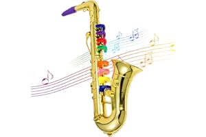 Toy Saxophone for Kids, Saxophone Instrument, Educational Toy, for Boys Girls Party Birthday Holiday School Performance Stage