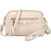 LassZone Square PU Leather Shoulder Bag Women Chic Crossbody Bag Lady Handbag Trendy Satchel Purse Clutch