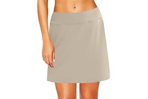Oyamiki Women's Active Athletic Skort Tennis Skirt Perfect for Running Training Sports Golf