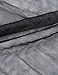 ASMAX HaoDuoYi Women Mesh Tulle High Low High Waist Tutu Princess Wedding Skirt Black