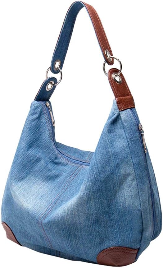 Womens Handbag Purse Denim Tote Hobo Shoulder Crossbody Bags Denim