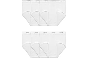 Fruit of the Loom mens Fruit of the Loom Men's Underwear Briefs, Tag Free & Moisture Wicking, Assorted Color Multipacks
