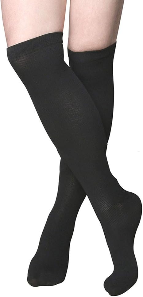 Amazon Co Jp 女性男性 ニーハイ 着圧ソックス 6ペアの場合 レディースサポートストッキング スポーツ医療 運動 浮腫 糖尿病 静脈瘤 旅行 妊娠 看護 S M ホーム キッチン