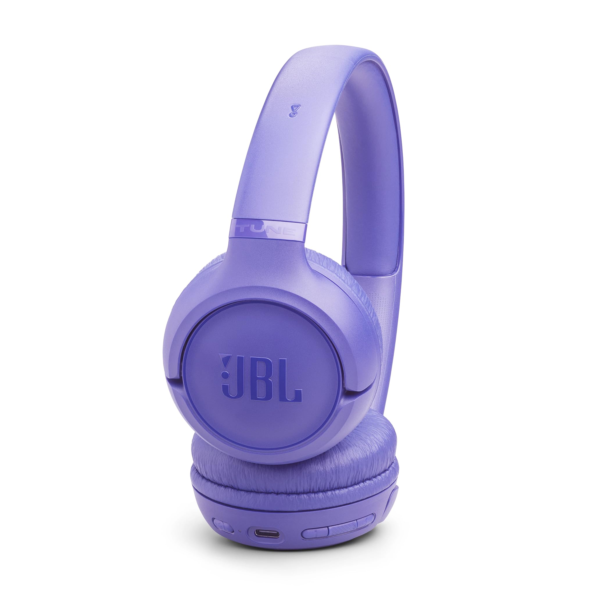 JBL Tune 530 BT Wireless On-Ear Kopfhörermit JBL Pure Bass Sound, Bis zu 76 Stunden Musikwiedergabe, Bluetooth 6.0, leichtem, faltbarem Design, Google Fast Pair, Microsoft Swift Pair, Violett 2