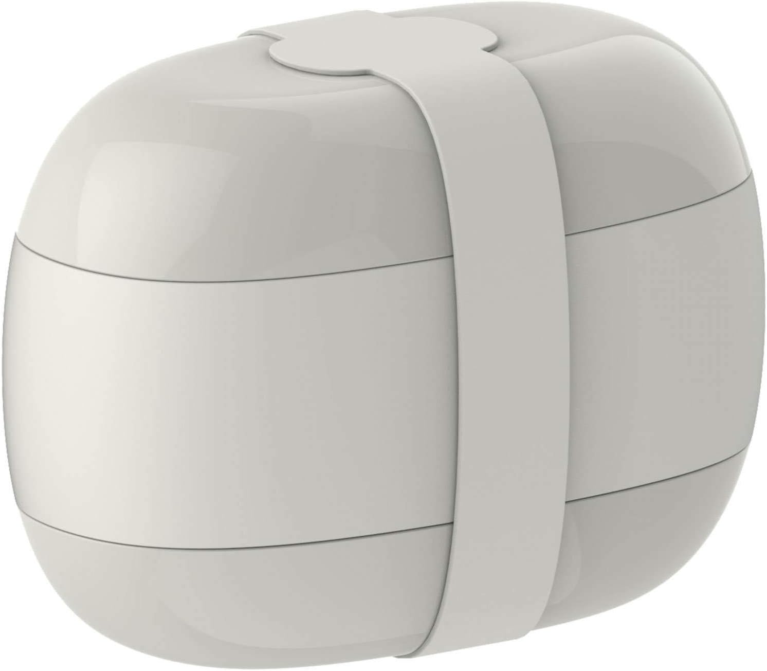 Alessi Food à Porter SA02 G - Three-Part Sandwich Box, Thermoplastic Plastic, Grey, Black, 10 cm - Image 3