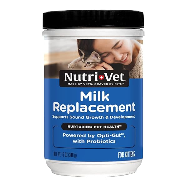 NUTRI-VET MILK REPLACER FOR KITTENS, POWDERED MILK, KITTEN...
