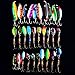 APG Lot 30pcs Colorful Metal Fishing Lures Minnow Poper Baits Tackle Crankbait Assorted Fish Hooks