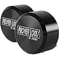 Proven Industries Puck Lock Set, Model 400XL, 2-Pack, Hidden Shackle, Keyed Alike, 6061 Solid Aluminum, Shackle Opening 1 3/4
