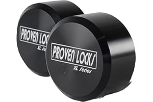Proven Industries Model 400XL Puck-Lock Set, Made in The USA, Pack of 2, (Black)