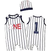 Happidoo Baby Boy First Birthday Outfit One Year Old Birthday Clothes 1st Birthday Sports Baseball Romper