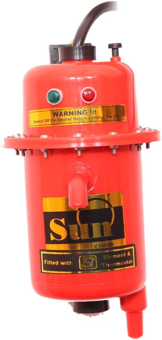 Buy Sun water Heater Instant Water Heater (Red) Online at Low Prices in
