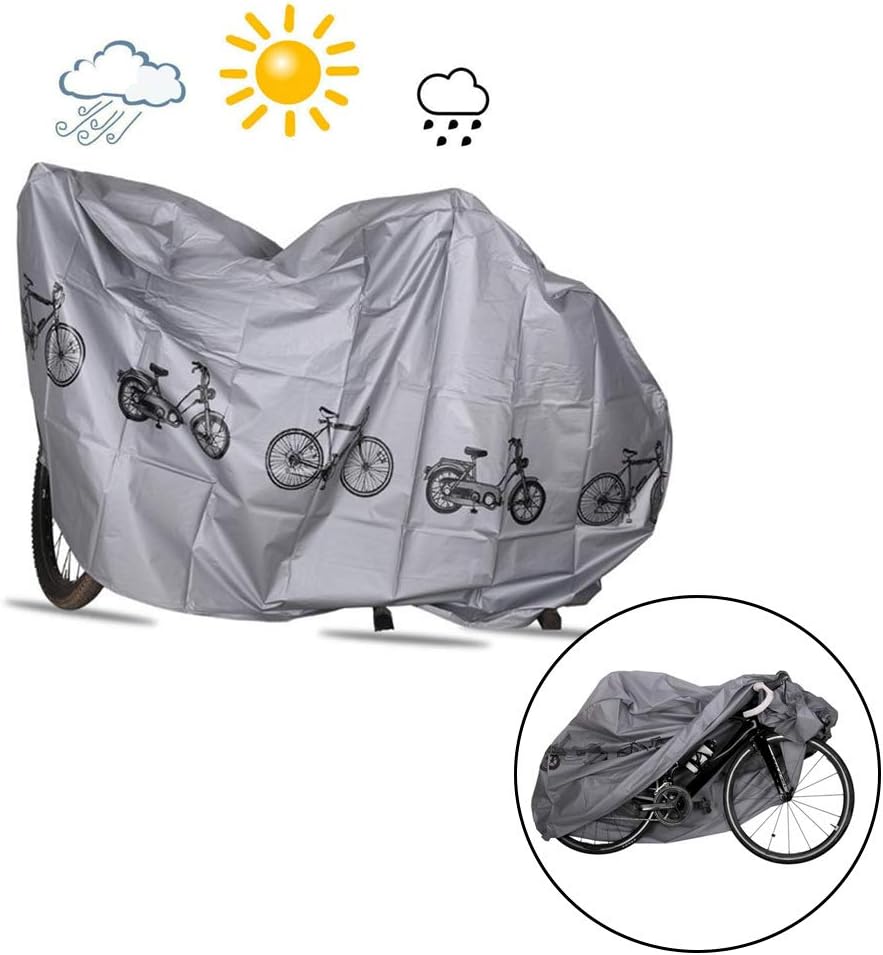 Universal Outdoor Polyester Waterproof Bike Cover, Dust