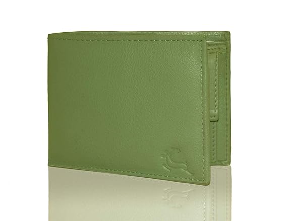 Leaderachi-100% Genuine Ndm Leather Mens Bi-Fold Wallet [Ceuta]