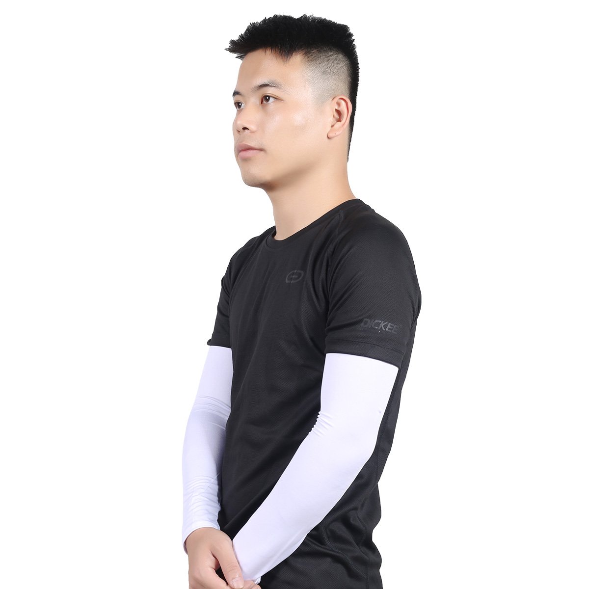 Hi-crazystore Arm Sleeves Sun UV Protection Sleeves (White)