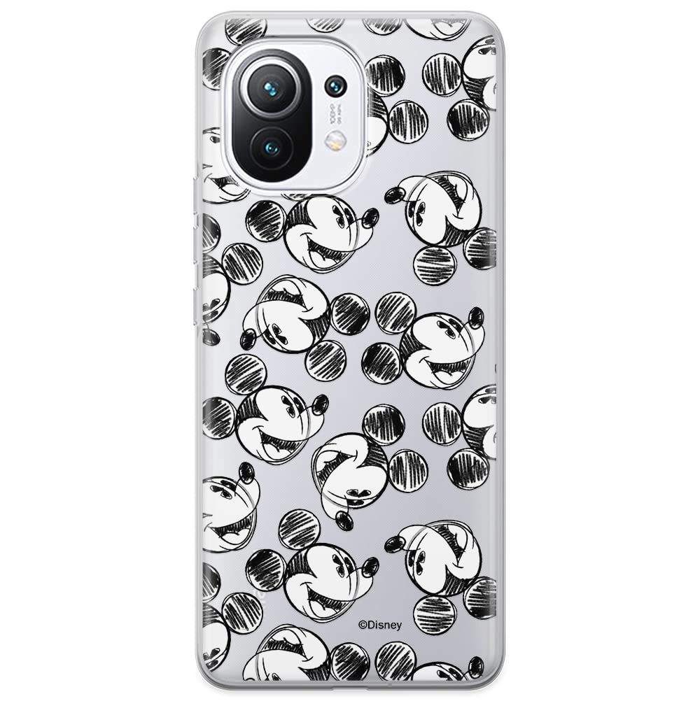 ERT GROUP mobile phone case for Xiaomi 11 original and officially Licensed Disney pattern Mickey 025 optimally adapted to the shape of the mobile phone, partially transparent — image 1