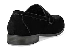 Stacy Adams Men's Burke Penny Slip On Loafer, Black