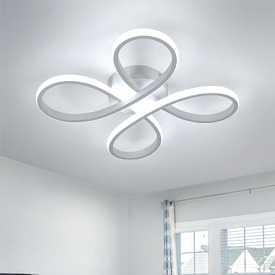 Comely 30W Flower Shaped LED Ceiling Light 6500K 3500LM Modern Living Dining