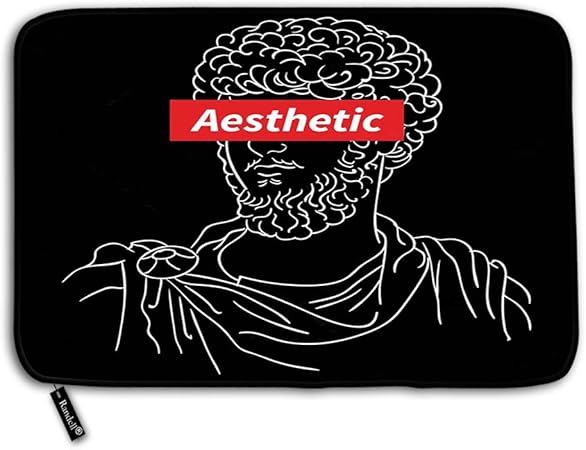 Amazon Com Randell Bath Mat Non Slip Logo Aesthetic Vaporwave