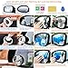 Blind Spot Mirror Car Rear View Mirror Film Waterproof Convex Rear View Mirror Blind Spot Mirror HD Glass Frameless Adjustable Round Car Accessories for Cars Trucks Van Motorcycles (round)