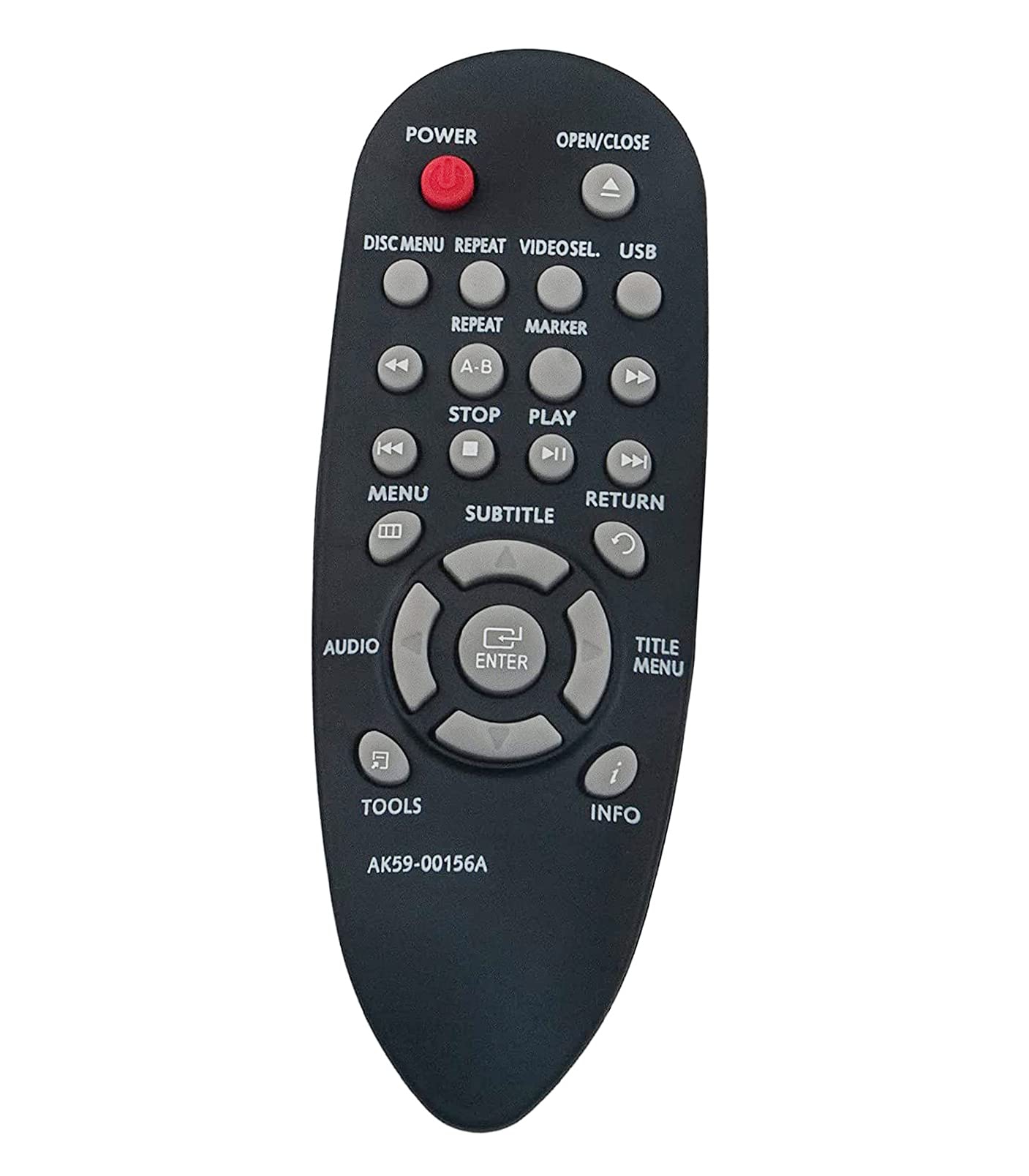 AULCMEET AK59-00156A Replaced Remote Control Compatible with Samsung DVDE360 DVD-E360/XU DVD-E360 DVD-E350 DVD-E370 DVD-E365 DVD-E360/ZA DVD-E360K DVD Player Home Theater