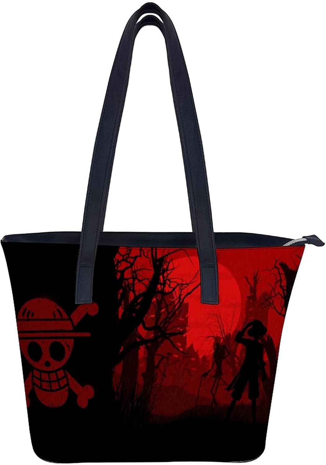 One Piece Soft Leather Bags Large Capacity Handbag Multiple Pocket Tote