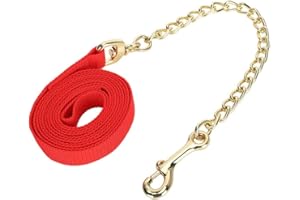 QANYEGN Livestock Horse Headstall Halter, Adjustable Lamb Halter Leads, Cow Calf Halter with Hook for Livestock Sheep Showing