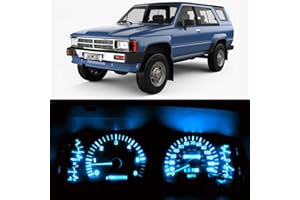 WLJH Super Bright Ice Blue Instrument Panel Gauge Cluster Bulb Led Light Kits Package For 1984-1988 Toyota 4Runner, Pack of 8