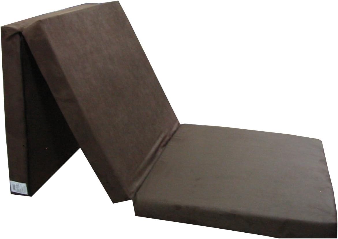 Natalia Spzoo folding mattress 198X80X10 cm (Dark Brown)