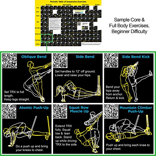 image for Stack 52 Suspension Exercise Poster: Periodic Table of Suspension Exer