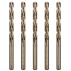 5/16 Inch Cobalt Drill Bits 5Pcs - HPHOPE M35 HSS